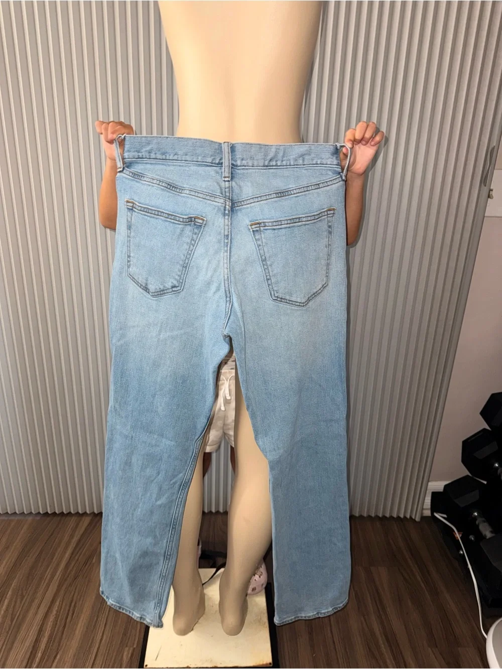 Old Navy Light Blue Kids Straight Leg Jeans